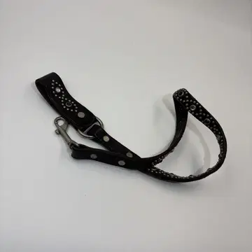 HTC 스터드 가죽 스트랩 천연 가죽 블랙 70cm 계열