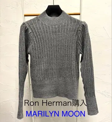 [ USED ] 론 헤르만 MARILYN MOON 실버 리브 니트