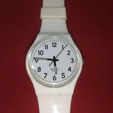 스와치 손목시계 여성용 화이트