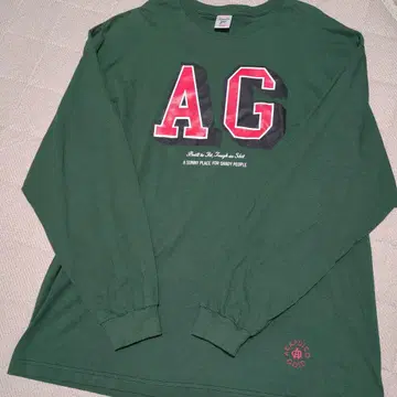 컨디션 최상!! Acuatico Gold AG 로고 긴팔 T셔츠 XXL