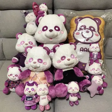 AAA 에~팬더 봉제 인형 굿즈 우노 미사코 묶음 판매 보라색