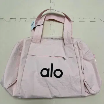 alo 핑크 토트백