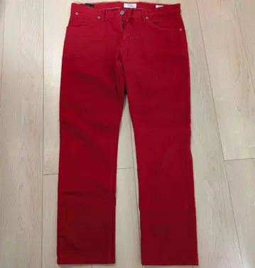 PT05 빨간색 스트레이트 데님