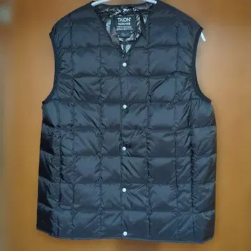 TAION 블랙 다운 베스트 M