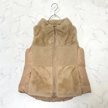 [ 새상품급 ] 블루 폰세 다운 베스트 울 퍼 베스트