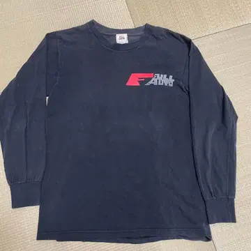 FULLCOUNT 풀카운트 USA제 롱티 M 사이즈 블랙 페이드