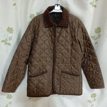 LAVENHAM 브라운 퀼팅 자켓