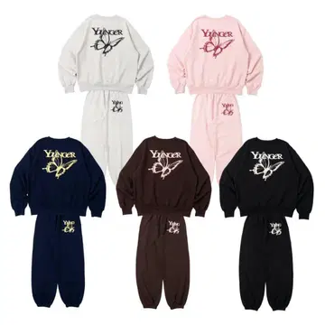 Younger Song Butterfly logo sweat set up