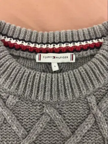 TOMMY HILFIGER 니트 그레이 S 사이즈