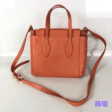 GHERARDINI 게라르디니 2way 핸드백 오렌지