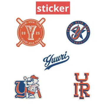 유리 스티커 아시아 투어 Yuuri Sticker Set