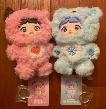 Noomi 봉제 인형 JUJU BINBIN 2개 세트