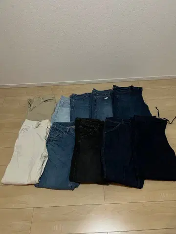 유니클로 데님 팬츠 묶음 판매