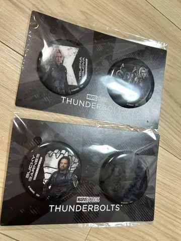 썬더볼츠 바키 엘레나 happy복권 H상 캔뱃지 세트