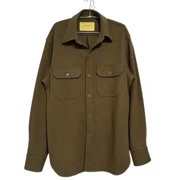[ 새상품급 ] 7 x 7 SEVEN BY SEVEN 카키 긴팔 셔츠 M