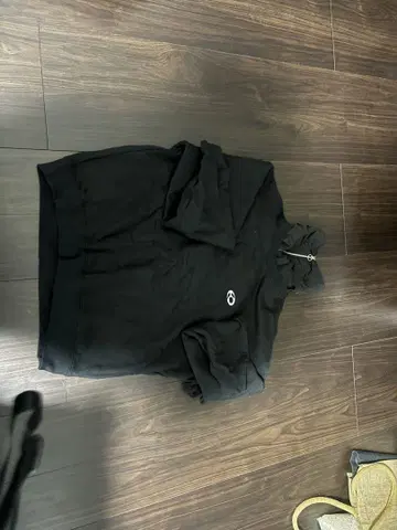 아식스 집업 트레이닝복 블랙