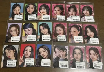 TWICE 온라인 복권 F상 스티커 컴플리트 세트