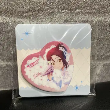 러브 라이브! 선샤인!! 하트형 캔뱃지 사쿠라우치 리코