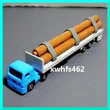 이스즈 기가 목재 운반차 롱 트레일러 토미카 공사장 세트 부속품