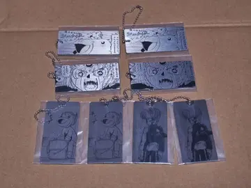 금색의 갓슈 DMM 복권 D상 메탈 키링 8개 세트