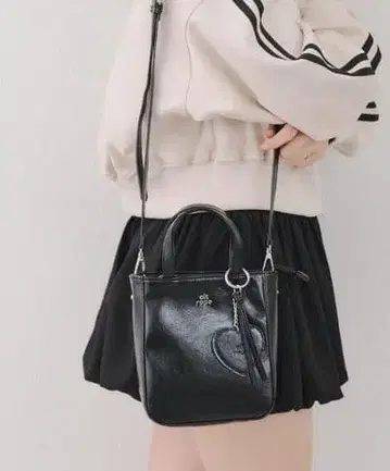 2WAY 숄더백 블랙