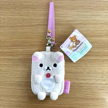 코리락쿠마 봉제 인형 패스케이스 레어
