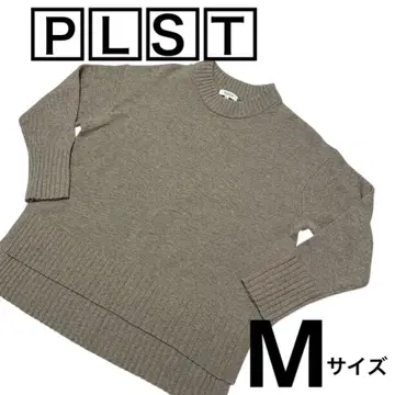 [컨디션 최상] PLST 플라스테 긴팔 크루넥 니트 M 울 스웨터