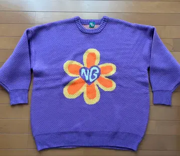 nopegirl 노프걸 flowerknit 퍼플 보라색 오버