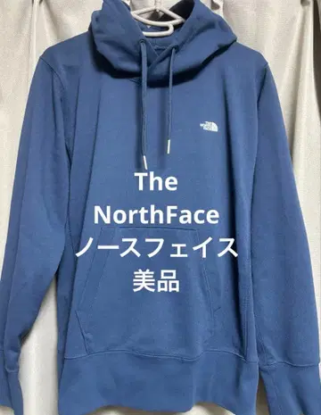 THE NORTH FACE 네이비 후드 부착 후드티 여성용