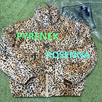 새상품 PYRENEX ROSEANNA 레오파드 무늬 다운 자켓