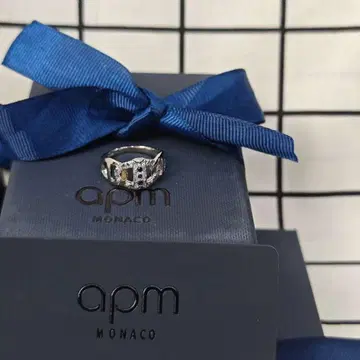 apm 모나코 장식적인 실버 반지