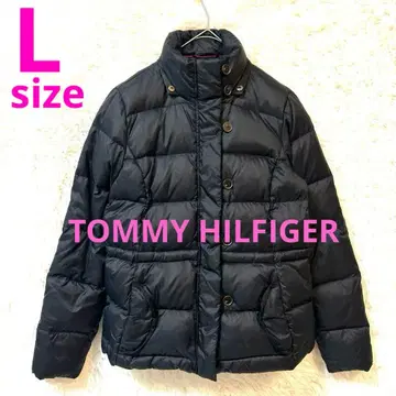 TOMMY HILFIGER 네이비 다운 자켓 L 사이즈 가볍고 따뜻함