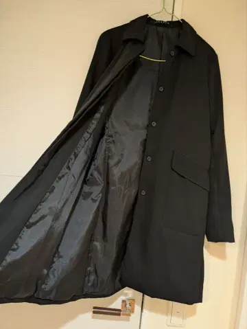 띠어리 충전솜 다운 롱 코트 새틴 계열 원단