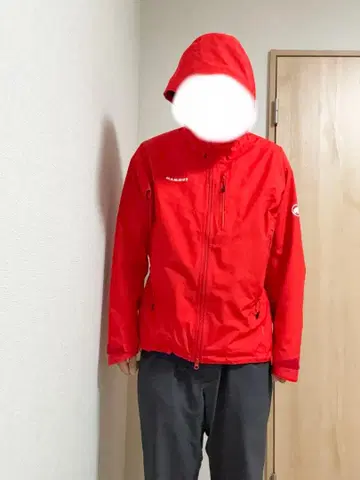 MAMMUT 아야코 고어텍스 마운틴 후드티 L/XL 레드