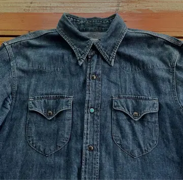 45rpm 인디고 데님 셔츠