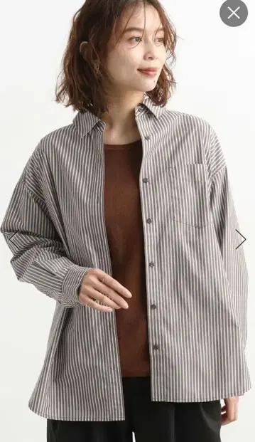 스트라이프 셔츠 studio CLIP