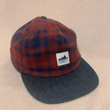 patagonia 플란넬 체크 캡