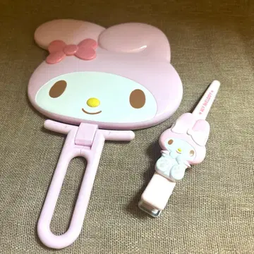 MY MELODY 핸드 거울 앞머리 클립 마이멜로디 SANRIO 산리오