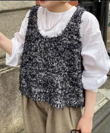 PUAL CE CIN 퓨어세신 이소재 MIX 리본 테이프 얀 베스트