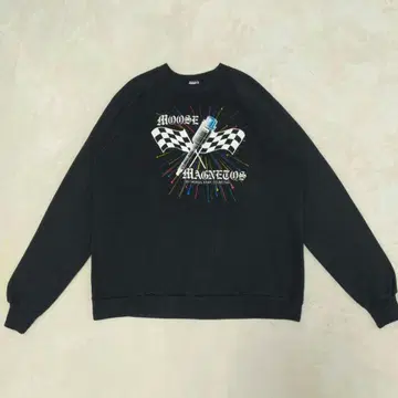 80s 90s USA JERZEES XXL 플러그 프린트 맨투맨