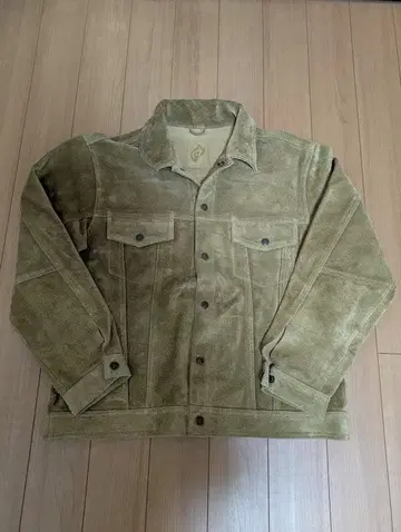 KIRIN FIRE 기린파이어 소가죽 스웨이드 가죽 자켓 G