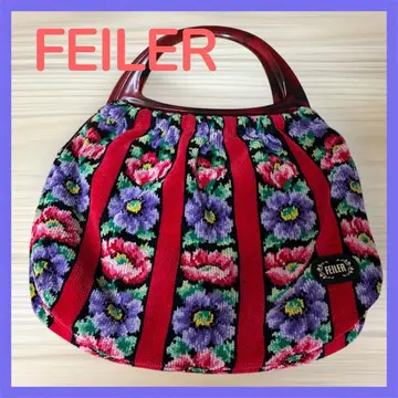 FEILER 페이 핸드백 핸들백 꽃무늬 새상품급