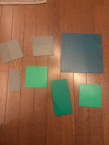 LEGO 정품 플레이트 7장 세트