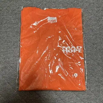 MAD HOPE 오렌지 T셔츠 L 사이즈