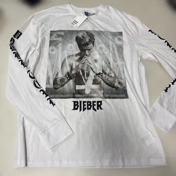 H&M 저스틴 비버 긴팔 콜라보