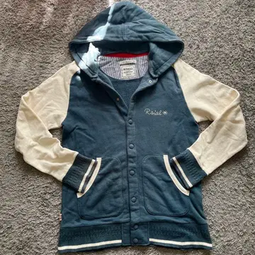 ROIAL California 후드 부착 바시티 자켓 아메카지 빈티지