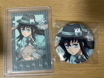 귀멸의 칼날 토시 신년 글리터 캔뱃지 무이치로