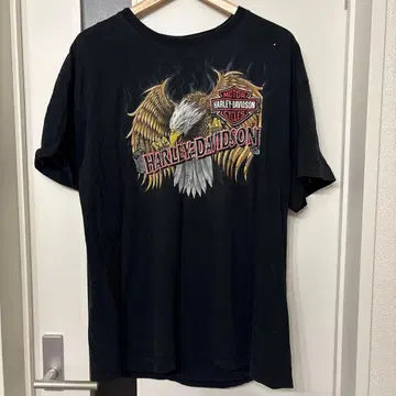 Harley-Davidson 블랙 이글 디자인 티셔츠
