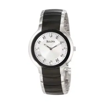 Bulova 쿼츠 아날로그 손목시계 다이아몬드