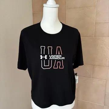 언더아머 로고 반팔 티셔츠 블랙